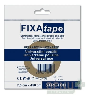 FIXATAPE Stretch 7,5cm x 450cm 1 ks