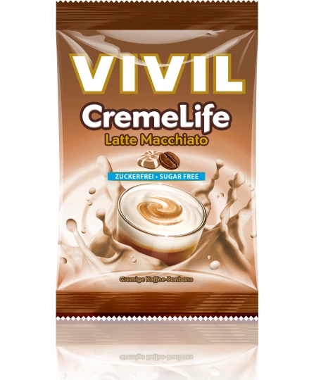 VIVIL Drops so smotanovo kávovou príchuťou 60 g