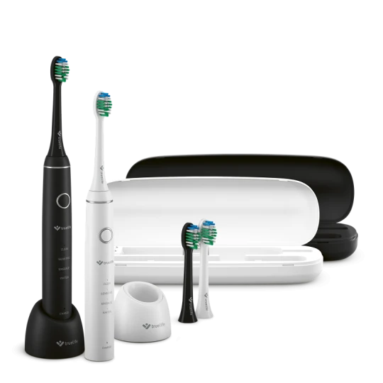 TRUELIFE Sonicbrush compact duo sada sonických zubných kefiek + cestovné puzdrá 2 ks