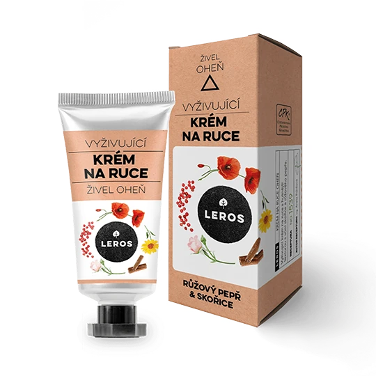 LEROS Vyživujúci krém na ruky živel oheň 30 ml