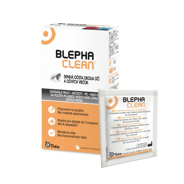 BLEPHACLEAN 20 sterilných tampónov