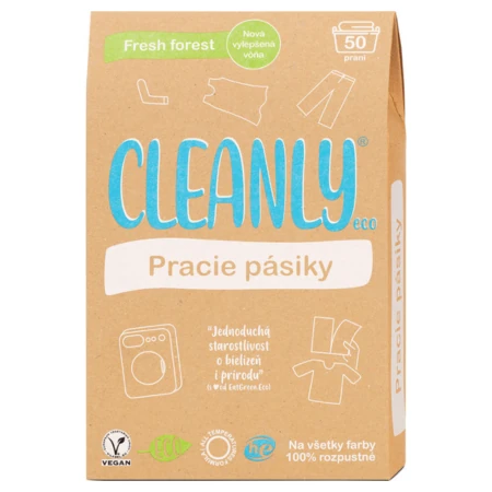CLEANLY ECO Pracie pásiky fresh forest 50 ks