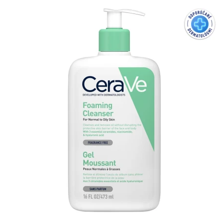CERAVE Čistiaci penivý gél 473 ml