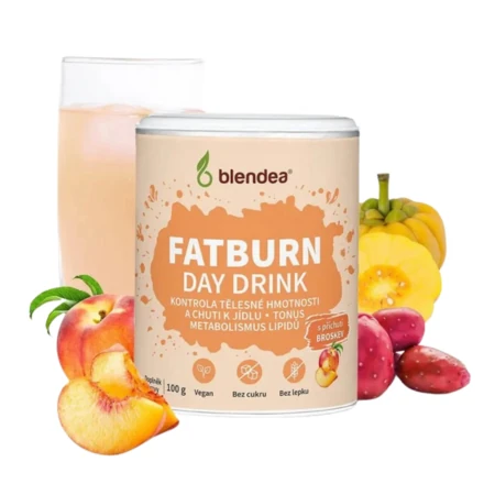 BLENDEA Fatburn day drink prášok s príchuťou broskyňa 100 g