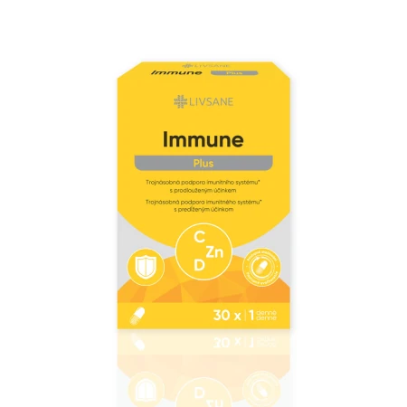 LIVSANE Vitamín C + vitamín D + zinok 30 kapsúl