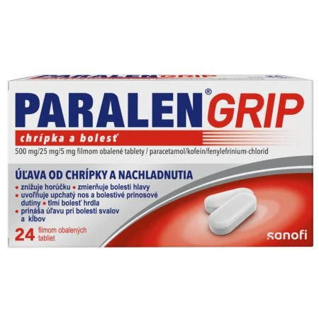 PARALEN Grip chrípka a bolesť 24 tabliet