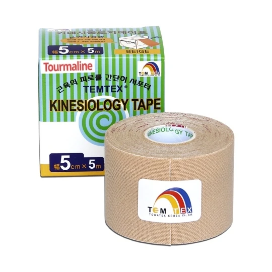 TEMTEX Kinesology tape tourmaline béžová 5 cm x 5 m 1 ks