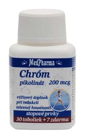 MEDPHARMA Chróm 200 µg 30 + 7 tabliet ZADARMO