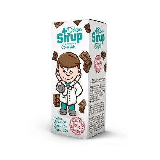 DOKTOR SIRUP Kalciový sirup čokoláda 100 ml