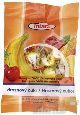 INTACT Hroznový cukor OVOCNÝ MIX 75g
