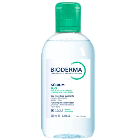 BIODERMA Sébium H2O micelárna voda na mastnú pleť a akné 250 ml