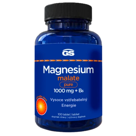 GS Magnesium malate pure 1000 mg+ B6 100 tabliet