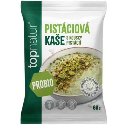 TOPNATUR Probio ryžová kaša pistácia 60 g
