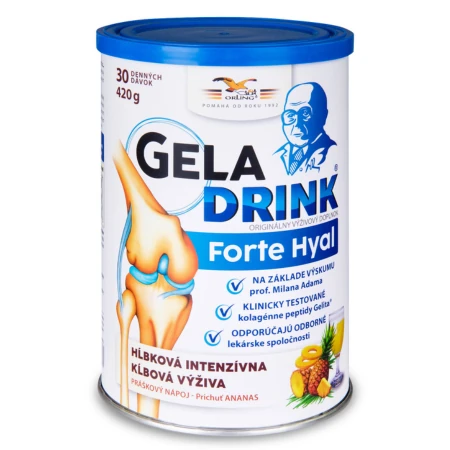 GELADRINK Forte hyal kĺbová výživa ananásový nápoj 420 g
