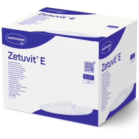 ZETUVIT E nesterilný nasiakavý kompres 20x25 cm 50 ks