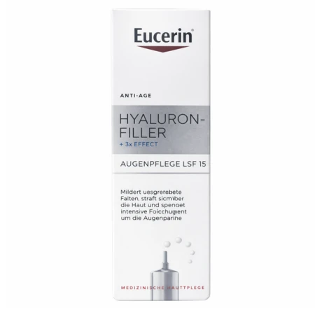 EUCERIN Hyaluron filler+ 3xeffect očný krém SPF15 15 ml