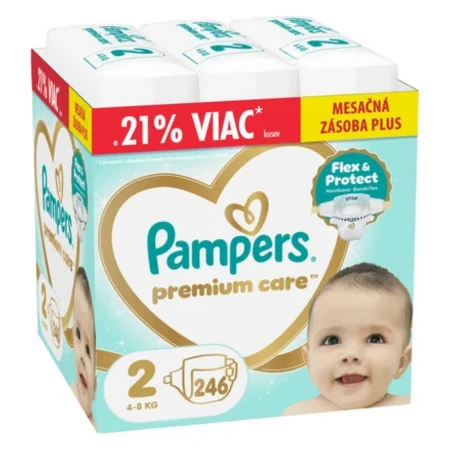 PAMPERS Premium care 2  4-8 kg 246 ks