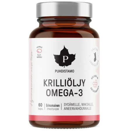 PUHDISTAMO Super omega 3 60 kapsúl