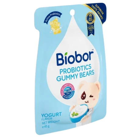 BIOBOR Želé medvedíky s jogurtovou príchuťou a probiotikami 1 x 45 g