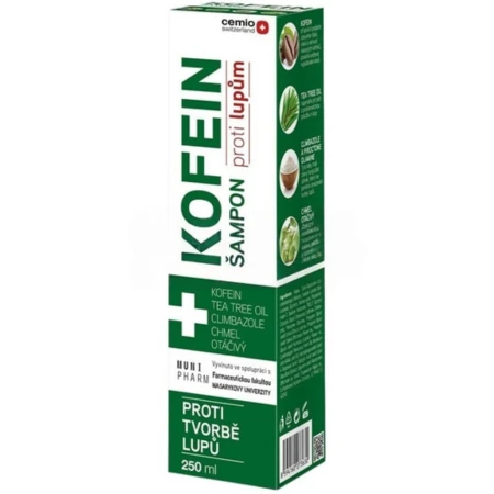 CEMIO Kofein šampón proti lupinám 250 ml