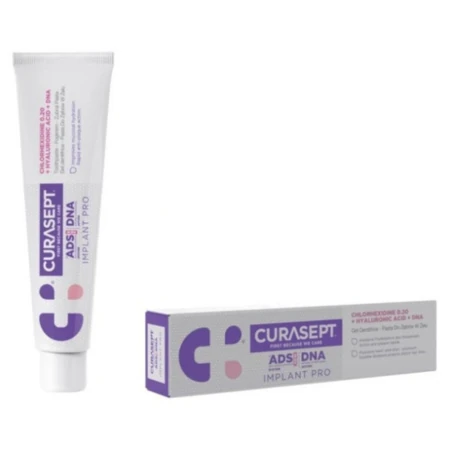 CURASEPT Ads dna implant pro zubná pasta s chlórhexidínom 0,20 % + kys. hyaluronová 75 ml