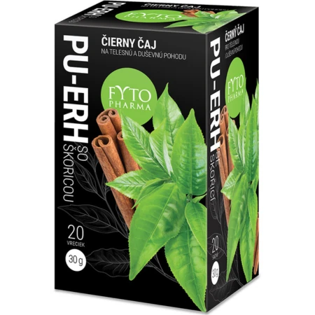 FYTO Pu-erh so škoricou 20 x 1,5g