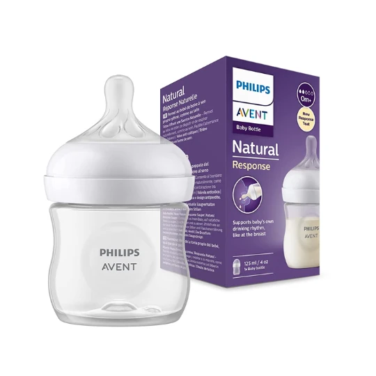 AVENT Fľaša natural response 125 ml priehľadná 1 ks