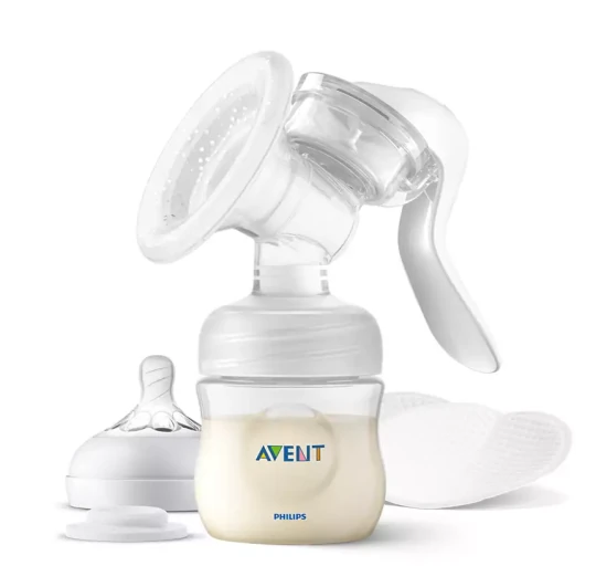 PHILIPS AVENT Odsávačka mlieka manuálna SCF430/10 s fľašou set