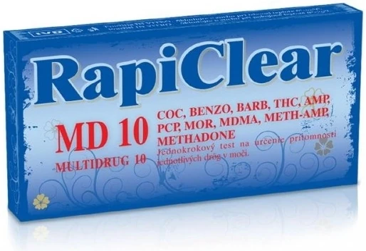 RAPICLEAR MD 10 test na drogy 1 kus