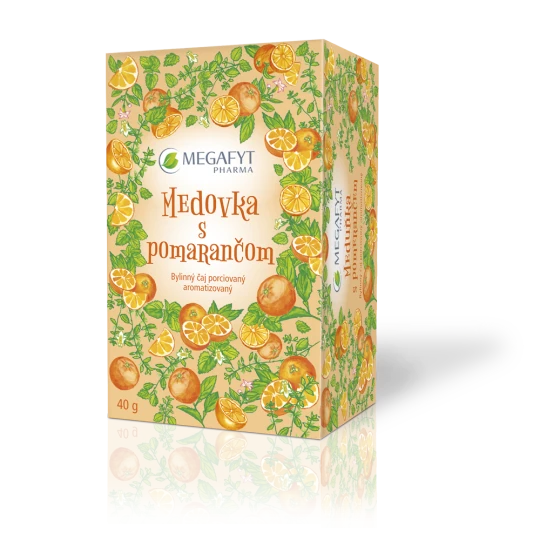 MEGAFYT Medovka s pomarančom 20 x 2 g