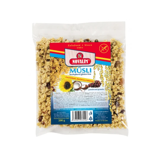 NOVALIM Musli bezlepkové granulované 200 g