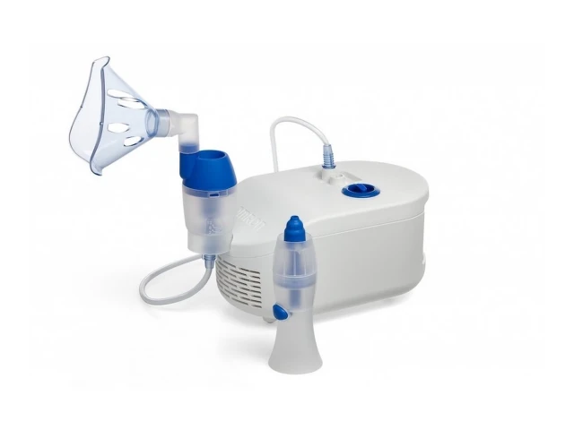 OMRON C102 Total kompresorový inhalátor s nosovou sprchou + Vincentka 1 ks