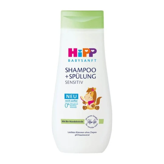 HIPP Babysanft detský šampón s kondicionérom 200 ml