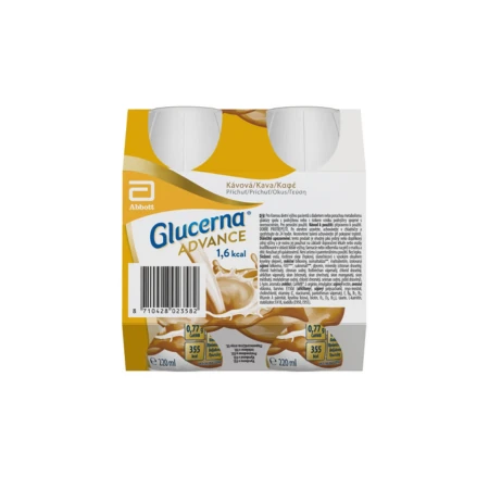 GLUCERNA Advance 1,6 kcal kávová 24 x 220 ml
