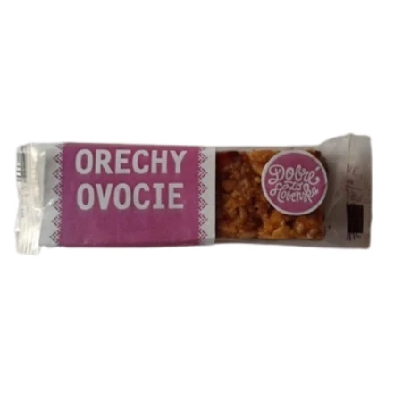 DOBRÉ ZO SLOVENSKA Tyčinka orechy ovocie 40 g