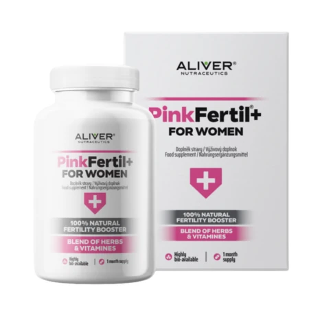 ALIVER PinkFertil+ pre ženy 90 kapsúl