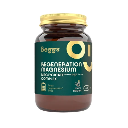BEGGS Magnesium 380 mg + P5P complex 1,4 mg 60 kapsúl