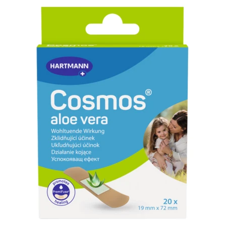 COSMOS Aloe vera vodeodolná náplasť na rany 20 ks
