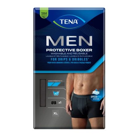 TENA Men protective boxer black XL 1 ks