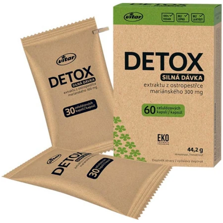VITAR Detox silná dávka EKO 60 kapsúl