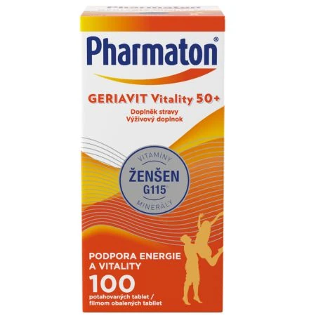PHARMATON Geriavit vitality (50+) 100 tabliet