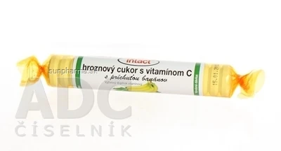 INTACT ROLKA HROZNOVÝ CUKOR S VIT.C BANÁN 40g