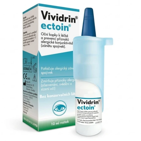 VIVIDRIN Ectoin očné kvapky 1 x 10 ml