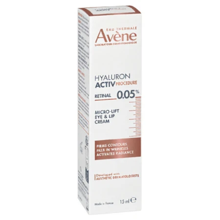 AVENE Hyaluron activ procedure krém na oči a pery micro-lift s retinalom 0,05 % 15 ml
