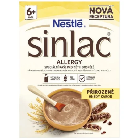 NESTLÉ Sinlac nemliečna kaša allergy pre deti od ukonč. 6.mesiaca inov.2026 250 g
