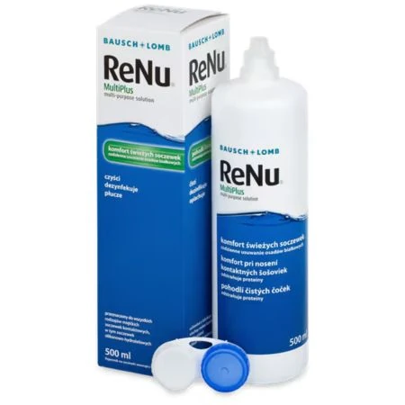 ReNu MultiPlus roztok na kontaktné šošovky (modrý) 500 ml