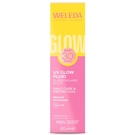 WELEDA UV Glow opaľovací fluid SPF 30 30 ml
