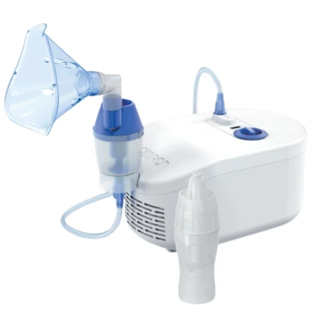 OMRON C102 Total kompresorový inhalátor s nosovou sprchou + Vincentka 1 ks