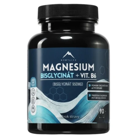 HROTLIFE Magnesium bisglycinát+vitamín B6 90 kapsúl