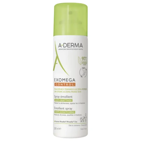 A-DERMA Exomega control emolienčný sprej proti škrabaniu inov. 2022 200 ml
